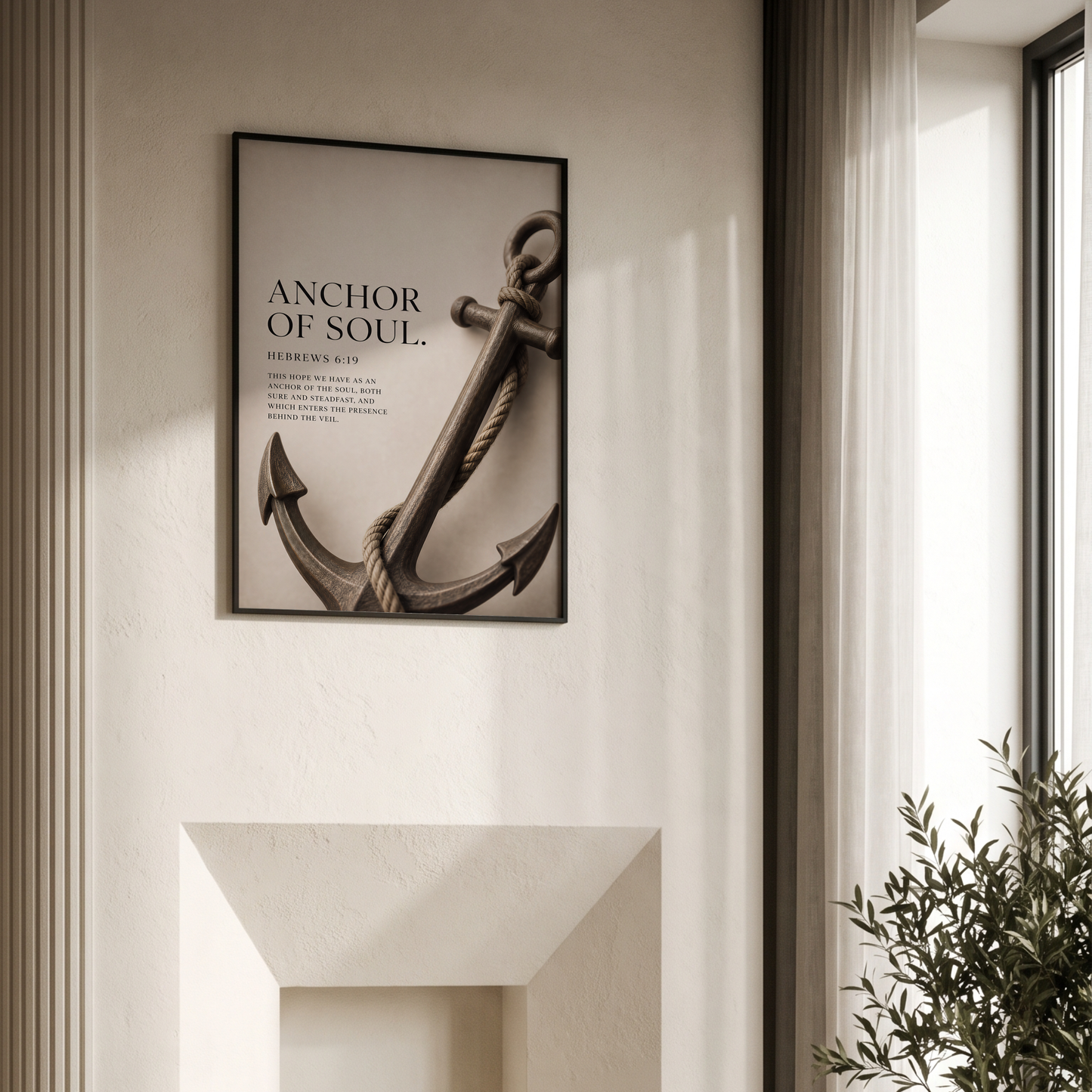 ANCHOR OF SOUL Framed Print