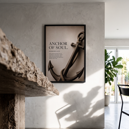 ANCHOR OF SOUL Framed Print