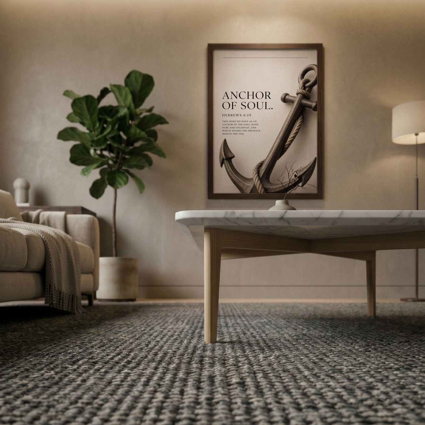 ANCHOR OF SOUL Framed Print