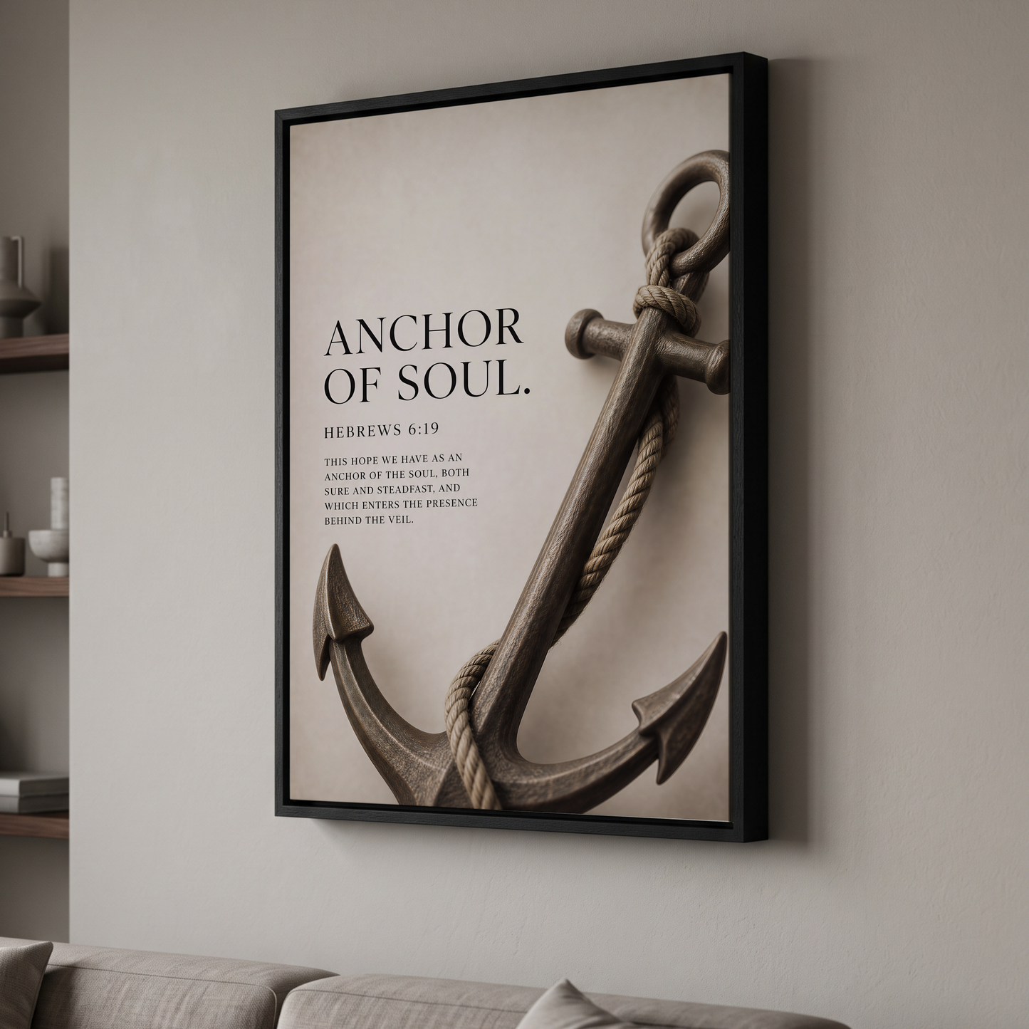 ANCHOR OF SOUL Framed Print