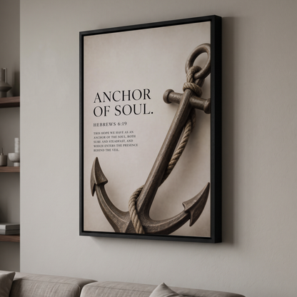 ANCHOR OF SOUL Framed Print