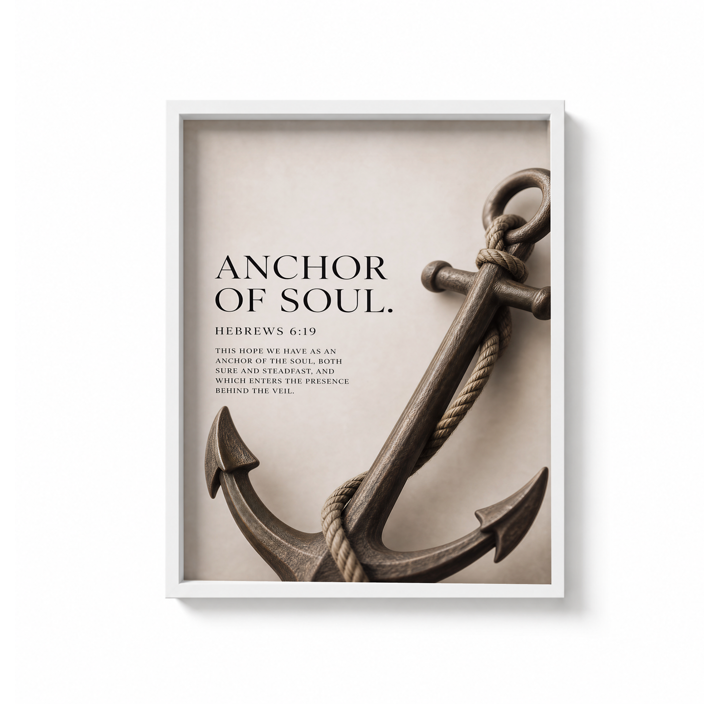 ANCHOR OF SOUL Framed Print