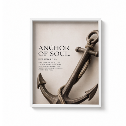 ANCHOR OF SOUL Framed Print