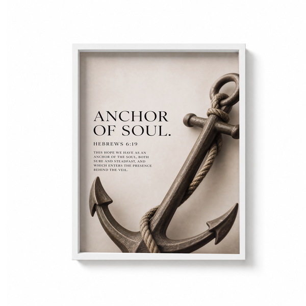 ANCHOR OF SOUL Framed Print