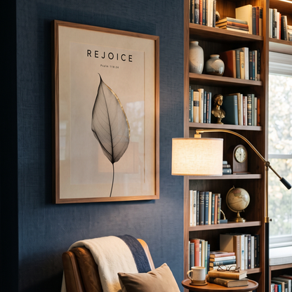 REJOICE Framed Print
